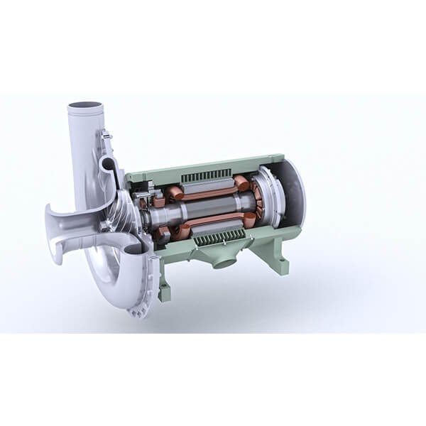 Magnetic-suspension-single-stage-centrifugal-blower
