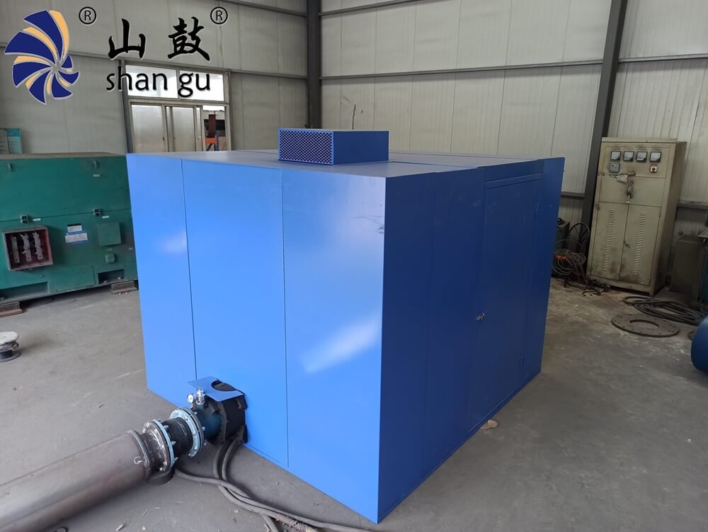 Roots blower acoustic enclosure