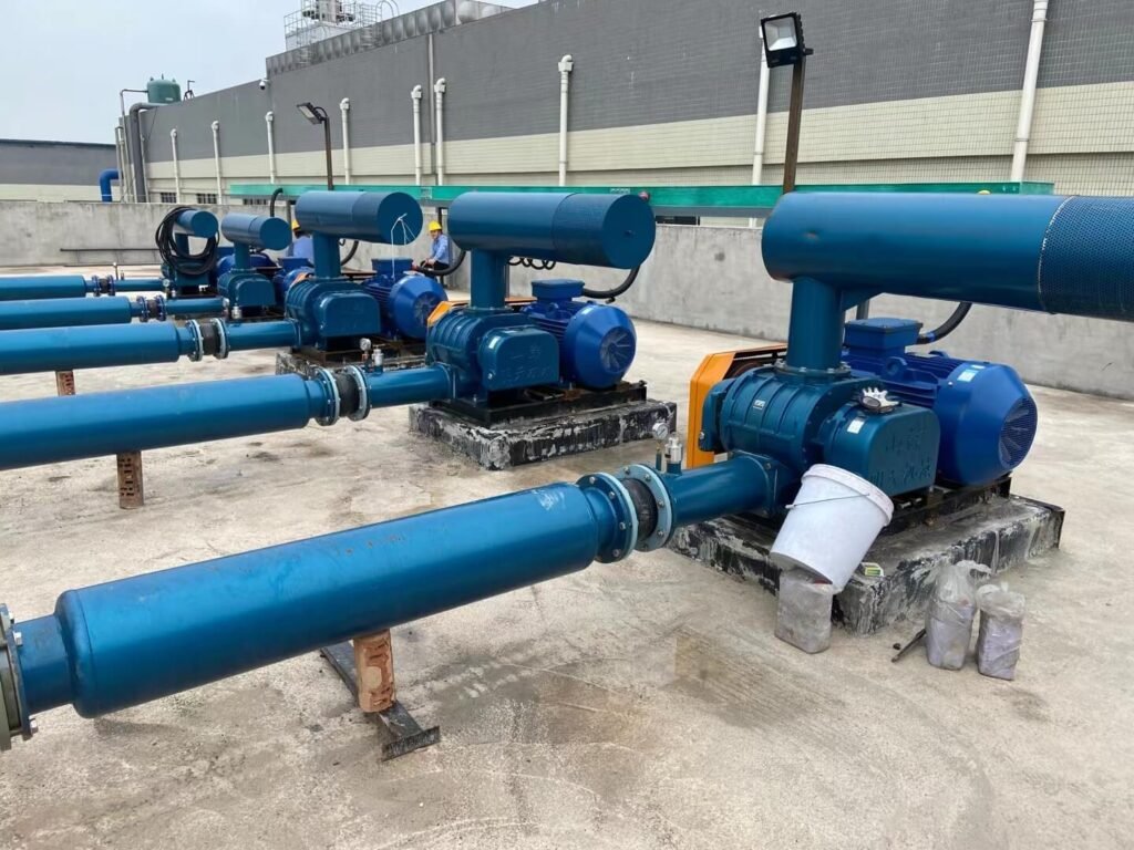 Roots blower for wastewater treatment – aeration in textile dyeing plant effluent treatment”
