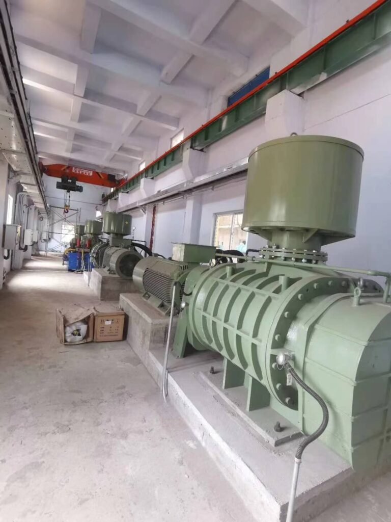 Field-installed FGD Roots blower with complete accessory package